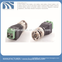 CCTV câmera BNC balun vídeo conector coaxial cat5e para monitoramento de segurança